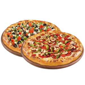 Any 2 Large 12 Inch Pizzas